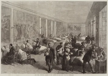 The War, Wounded Soldiers in the Galerie de Louis XIII, Palace of Versailles